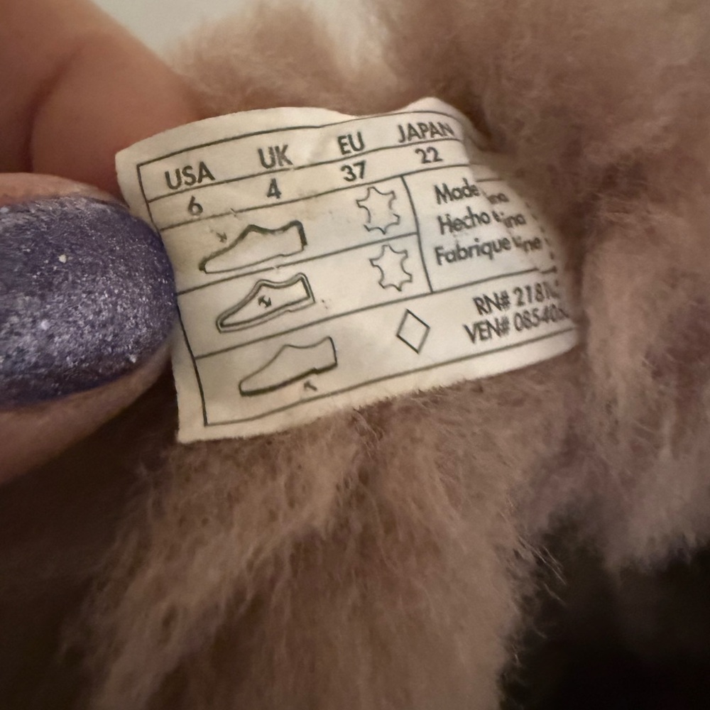 Fluffy Tan Slippers
